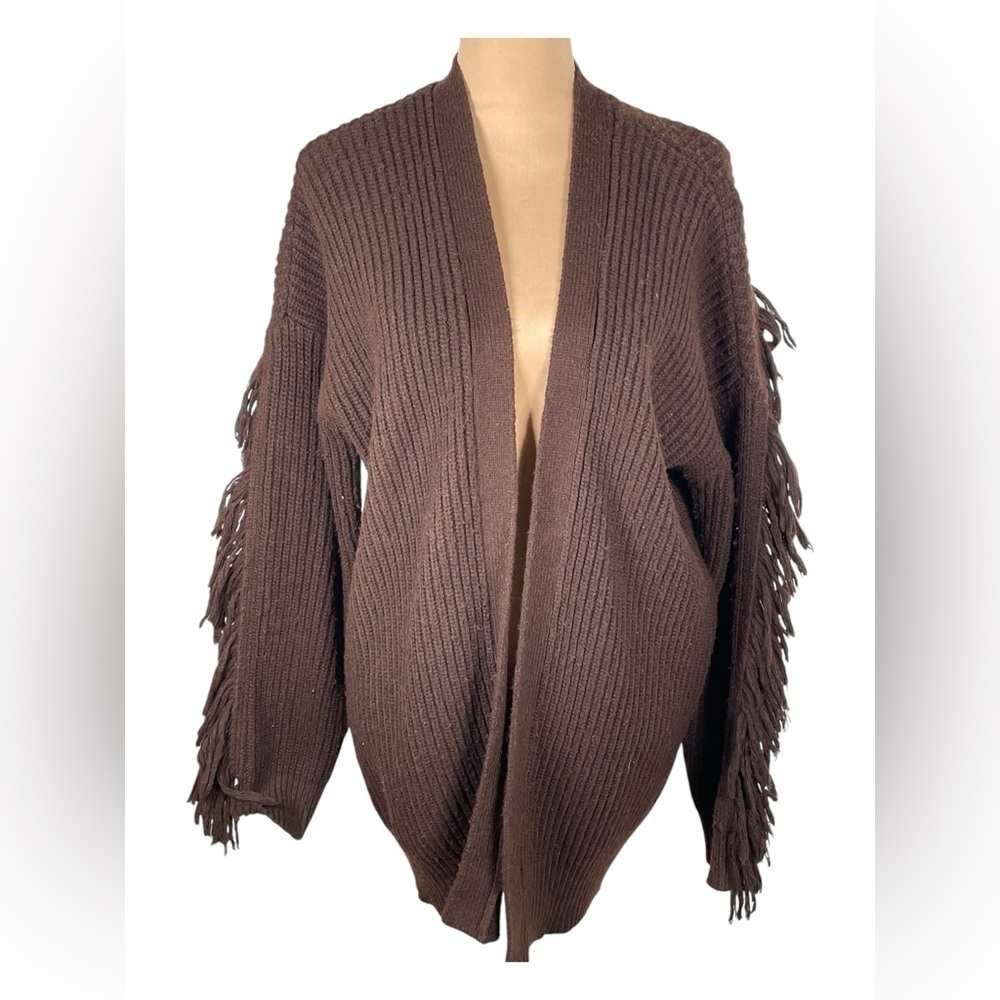 Tularosa Frida Cardigan in Chocolate Medium - Picture 4 of 12